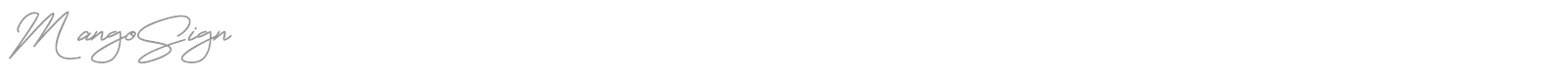 Mango Sign font preview