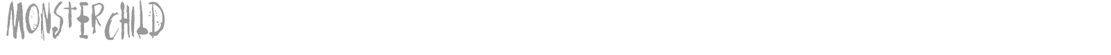 Monsterchild font preview