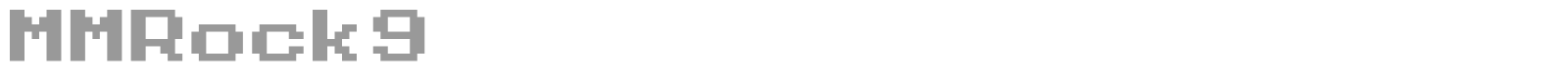 MMRock9 font preview