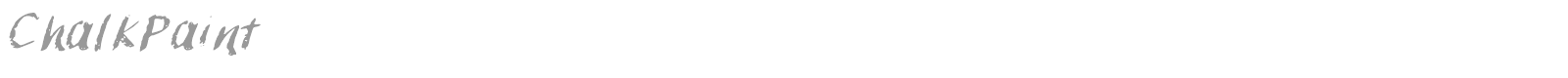 Chalk Paint font preview