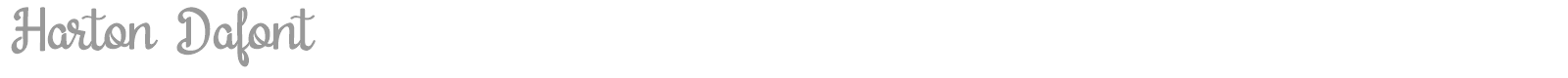 Harton font preview