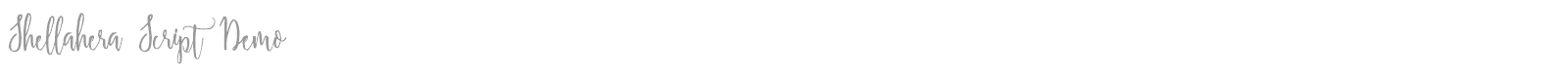 Shellahera Script font preview