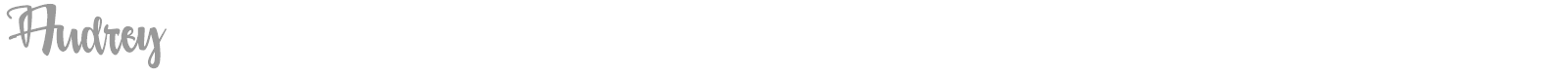 Audrey font preview