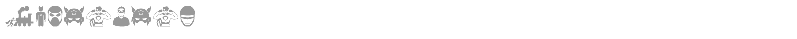 Super Hero font preview