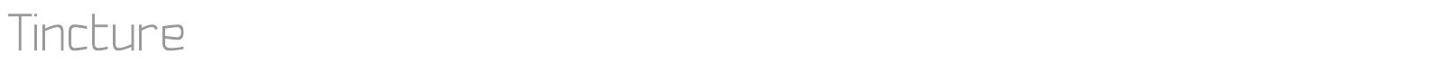 Tincture font preview