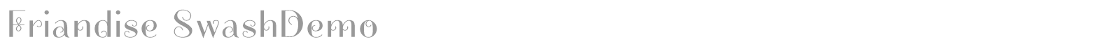 Friandise font preview