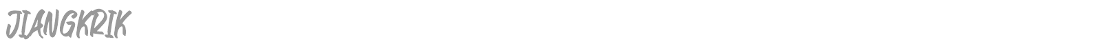 Jiangkrik font preview