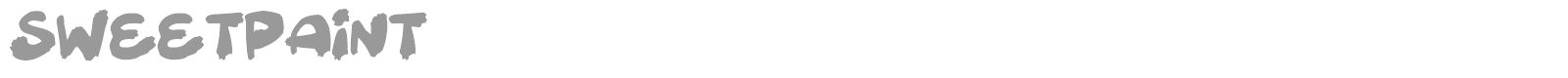 Sweetpaint font preview