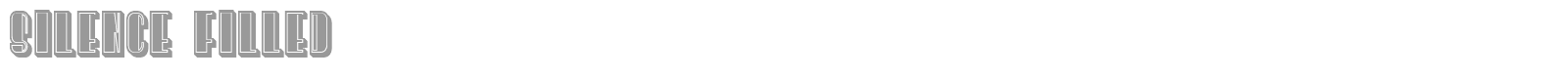Silence font preview