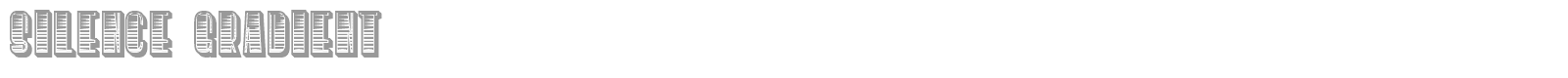 Silence font preview