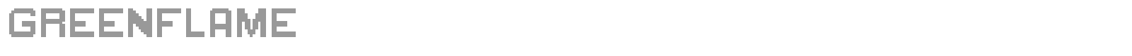 Green Flame font preview