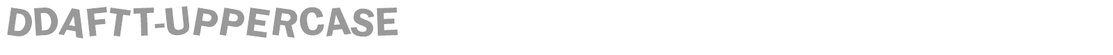 DdaftT font preview