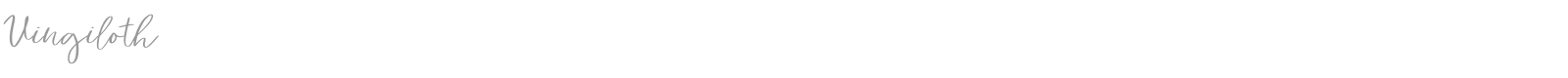 Vingiloth font preview