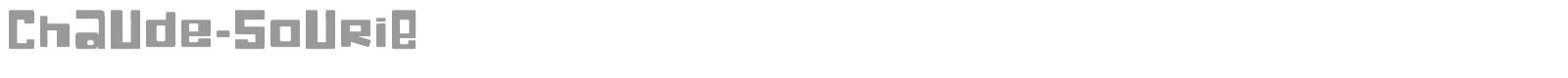 Chaude Sourie font preview