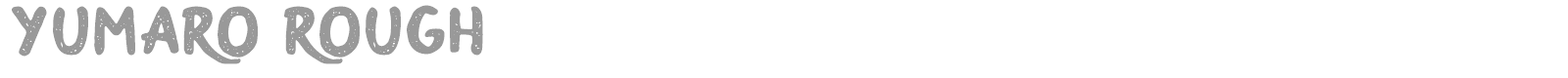 Yumaro font preview