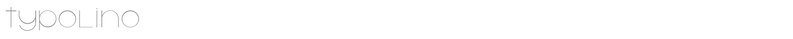 Typolino font preview