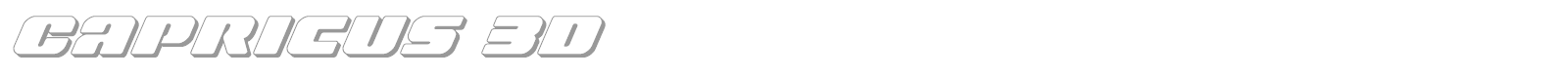 Capricus font preview
