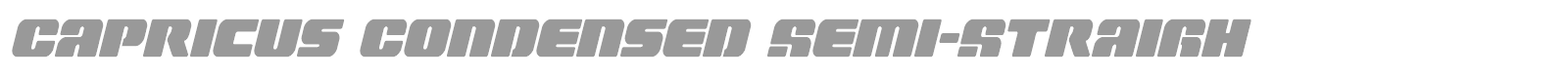 Capricus font preview