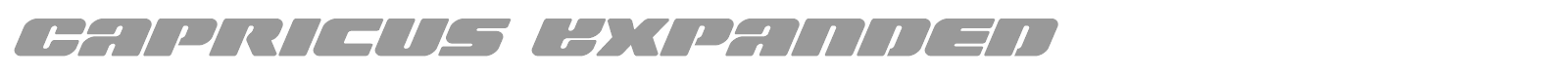 Capricus font preview
