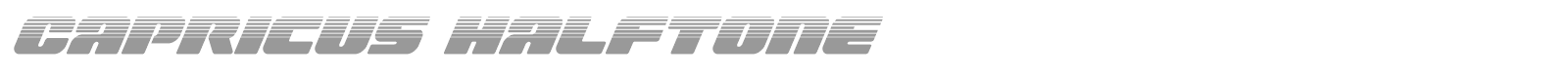 Capricus font preview