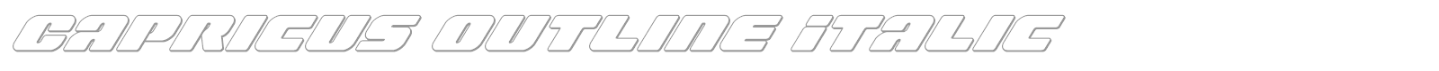 Capricus font preview
