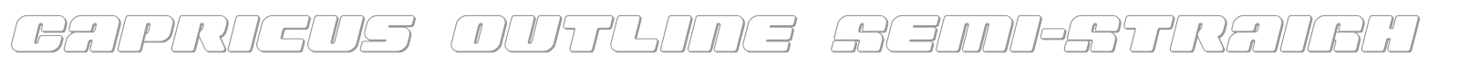 Capricus font preview