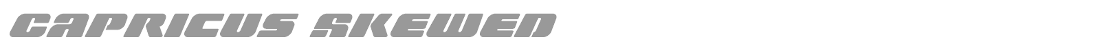 Capricus font preview