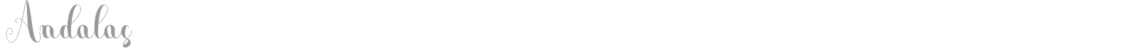 Andalas font preview