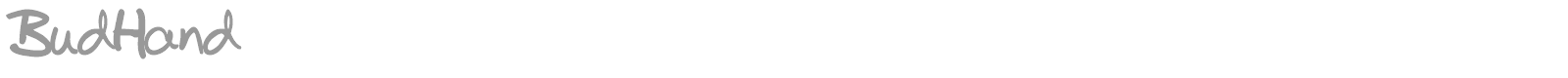 Bud Hand font preview