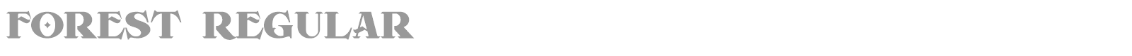 Forest font preview