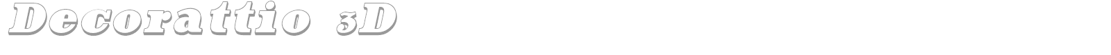 Decorattio font preview