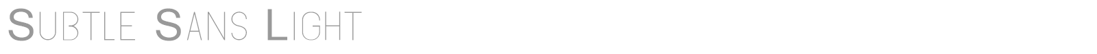 Subtle Sans font preview