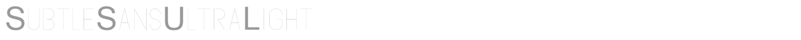 Subtle Sans font preview