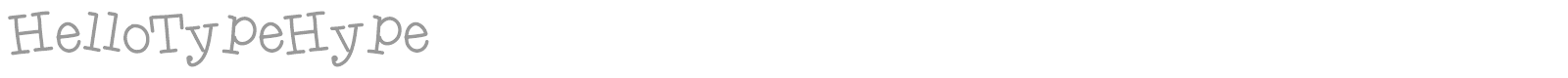 Hello TypeHype font preview