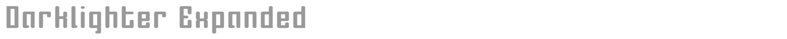 Darklighter font preview