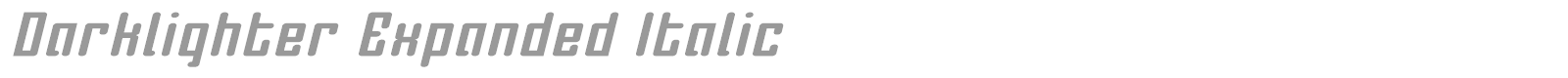 Darklighter font preview