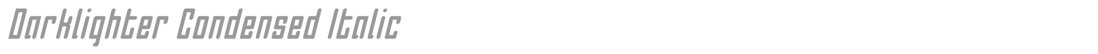 Darklighter font preview