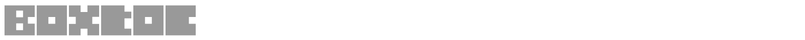 Boxtoc font preview
