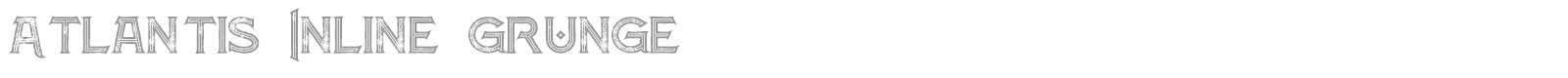 Atlantis font preview