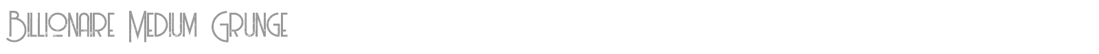 Billionaire font preview