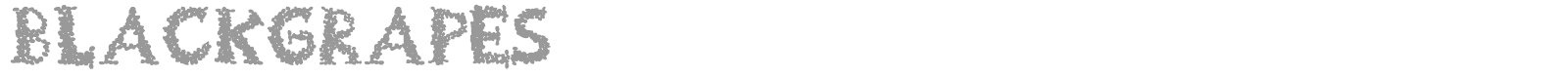 Black Grapes font preview