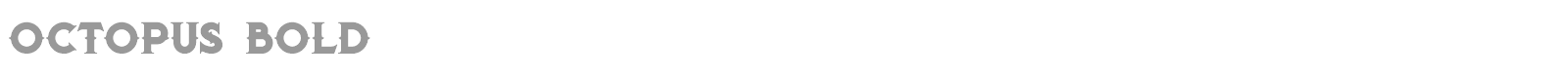 Octopus font preview