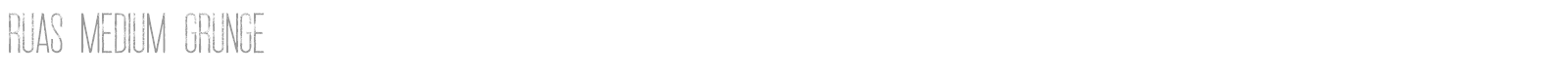 Ruas font preview