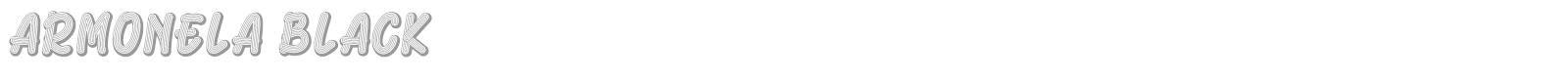 Armonela Black font preview