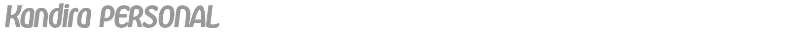 Kandira font preview