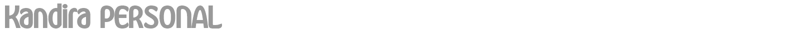 Kandira font preview