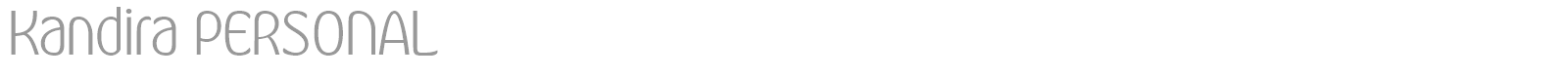 Kandira font preview