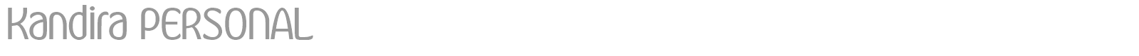 Kandira font preview