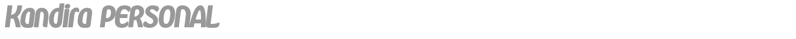 Kandira font preview