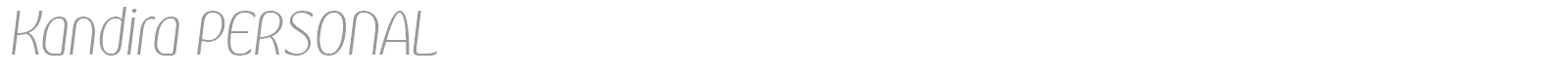 Kandira font preview